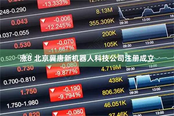 涨8 北京冀唐新机器人科技公司注册成立