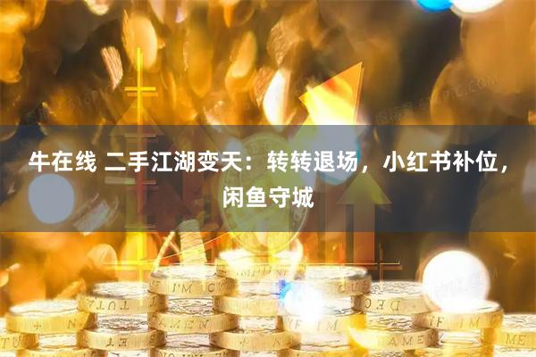 牛在线 二手江湖变天：转转退场，小红书补位，闲鱼守城