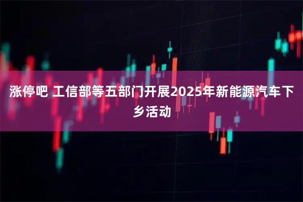 涨停吧 工信部等五部门开展2025年新能源汽车下乡活动