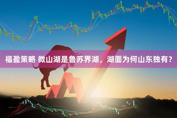 福盈策略 微山湖是鲁苏界湖，湖面为何山东独有？