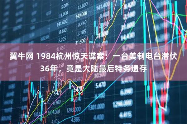 翼牛网 1984杭州惊天谍案：一台美制电台潜伏36年，竟是大陆最后特务遗存