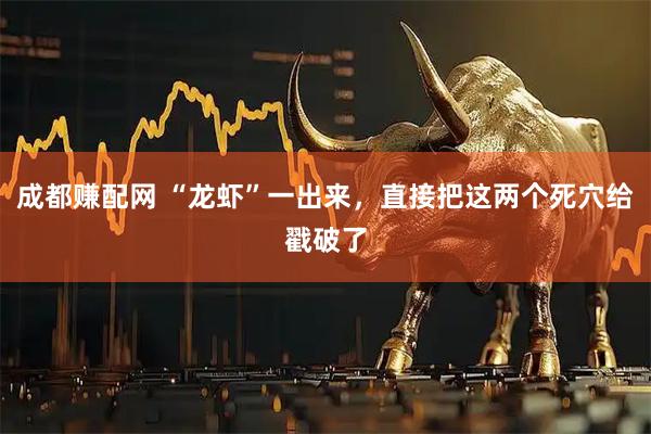成都赚配网 “龙虾”一出来，直接把这两个死穴给戳破了